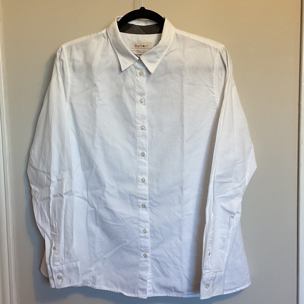 Barbour White Women’s Shirt